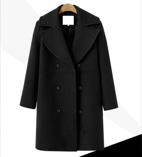 Elegant Women's Wool Coat