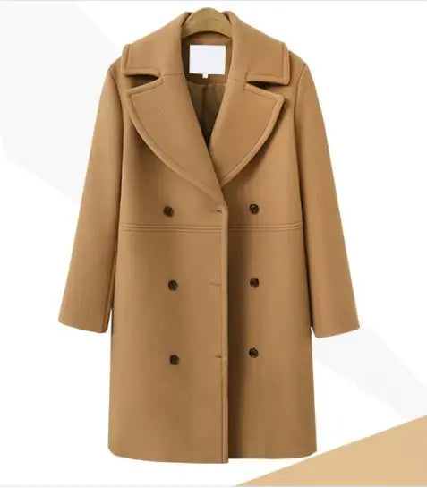 Elegant Women's Wool Coat